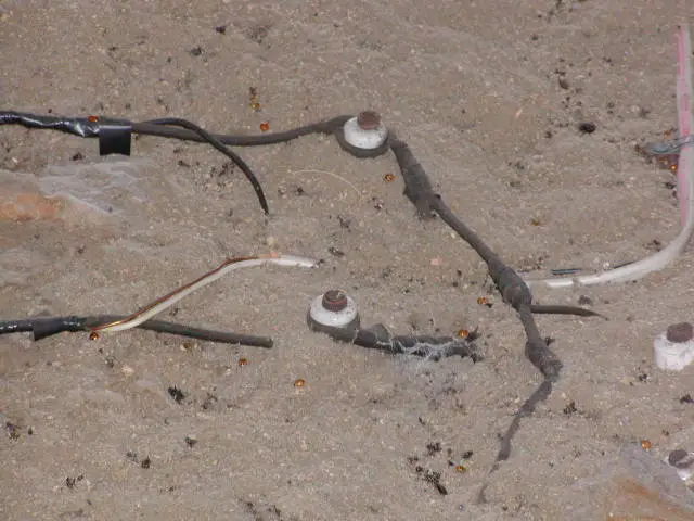 Spliced knob and tube wiring, Inspected by Showalter Property Consultants in Maryland