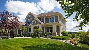 Inspection of grounds by Showalter Property Consultants